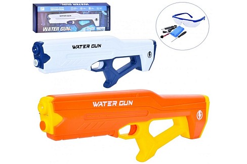 Водяний автомат 6695 (6шт) акум, 57см, USBзарядне, окуляри, 2 кольори, в кор-ці, 60,5-24,5-8,5см