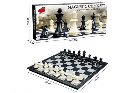 Шахи магнітні арт. 2210-B (48шт)    короб. 25,2*4,1*12,7см