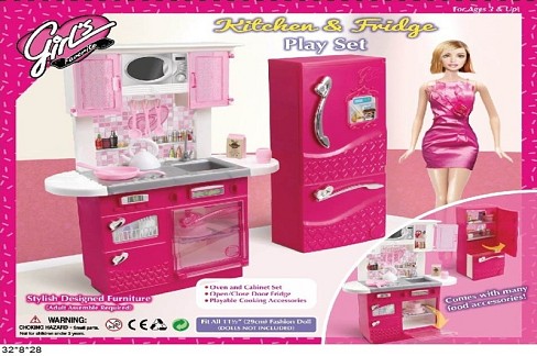 Меблі Gloria 3016 кухня з холодильником кор.32*8*28 /24/