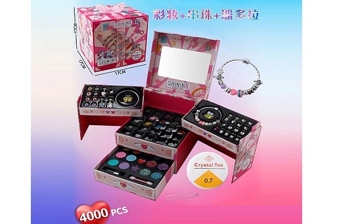 Аксесуари для дівчат арт. LD6087-2 (40шт/2)  акум. набір для ств. прикрас, аксес. для волосся, подар