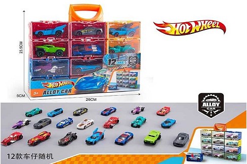 Набір машин HW 138 (36) 12шт,  металопластиковий корпус, в коробці