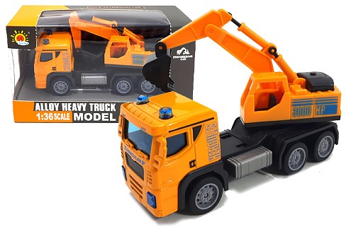 Машина з краном інерційна в коробці 0302-3 р.18,3*6,7*10,5см