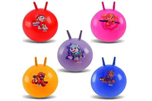 М'яч для фітнесу арт. PB2112 (40 шт) Paw Patrol 55 см ріжки 6 видів