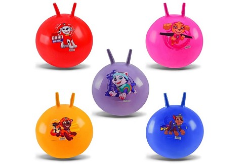 М'яч для фітнесу арт. PB2107 (40 шт) 45 см ріжкиі у коробці 5 видів