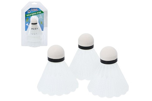 Воланчик MS 4931-3 (120шт) набір 3шт, білий, 8см, у слюді, 11-22-7см