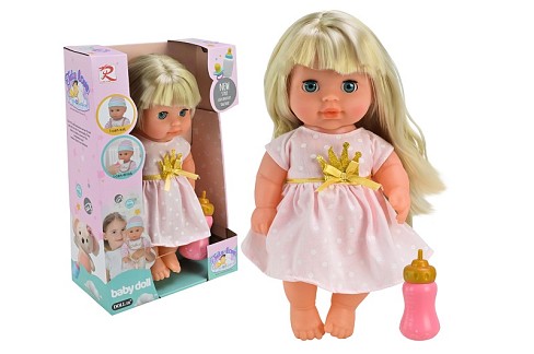 Пупс арт. PL525-122 (36шт/2)  батар. пье, аксес короб. 30 см