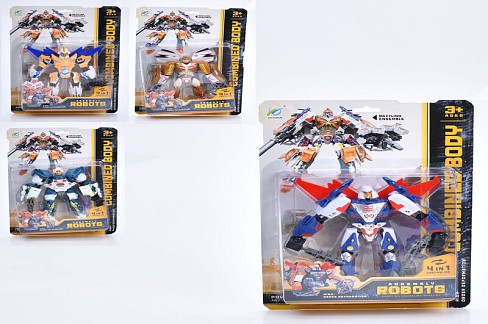 Трансформер 339-18 (36шт) TF, 17см,  4 види, в слюді, 23-34,5-5 см