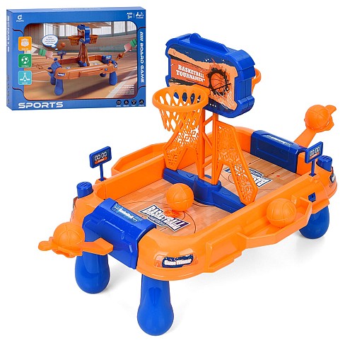 Гра 852-A (48шт)  баскетбол, ігровий столик 47-25-в28см, лічильник(механічний), м'яч 4шт, в кор-ці,