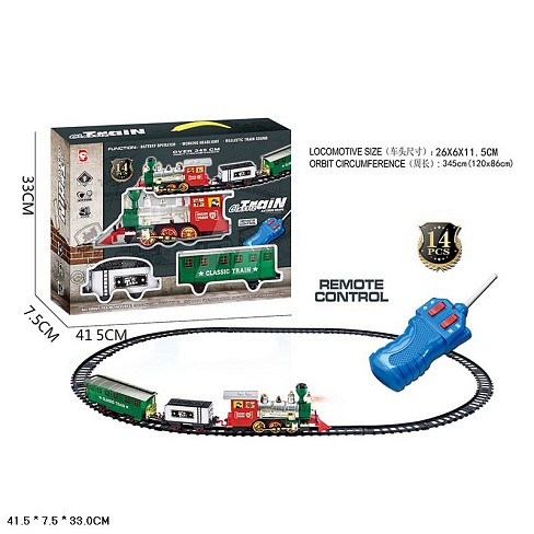 Залізниця  р/к арт. 8516CM (18шт/2)  батар. короб. 41,5*7,5*33см
