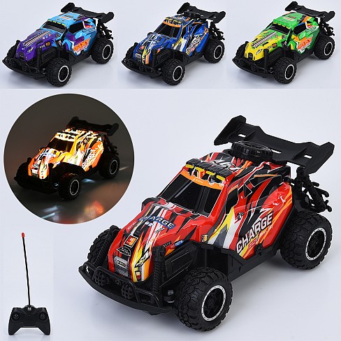 Машина 666-148-149P (18шт) р/к, 17см, 1:24, світло, корпус не б'ється, гумові колеса, 2 види по 2 ко