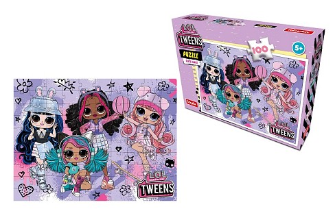 Гра-головоломка. Набір пазлів L.O.L. Surprise! Tweens Skate Dance, 100 елементів  LP100-003