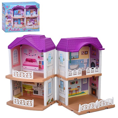 Будиночок 606133 (12шт) 2 поверхи, ш51,5-25,5-в42см, в кор-ці, 33-26-13см