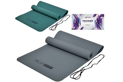 Йогамат MS 0613-MIX-4 (12шт) для йоги/фітнесу, TPE, 183-61см, 6мм, MS 0613-27 мікс (11шт Deep Teal,