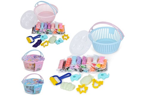 Тісто для ліплення MK 5784 (48шт) 24шт/24кольори, у стіках, аромат, формочки 6шт, інструмент/валик,