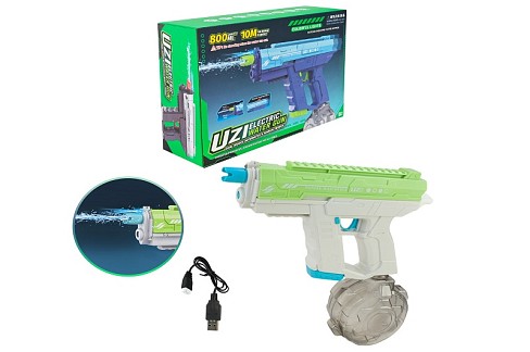 Водний пістолет арт. KB1323-2 (24шт) електричний на акум.батарейці,29 см в кор.