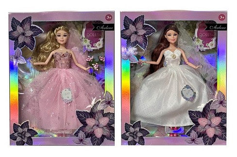 Лялька 29см ZQ30338-2/ZQ30338-5 наречена 2в.кор.34*5,5*26 /72/