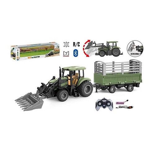 Трактор на радіокеруванні 1908-2 AT (15) підіймання навісного обладнання, керування з додатка, Bluet