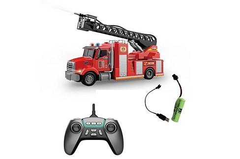 Р.К.Пожежна машина 6709 акум.USB.світ.муз.бризкає водою кор.44,1*13,1*19 /16/
