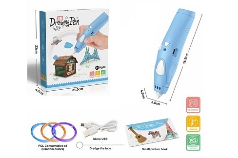 3D ручка K9920 з набором.кор.23*4,8*21,5 /48/