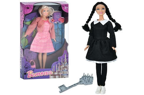 Лялька WG177-1 (48шт) WD, 16см, аксесуари, 2 види, в кор-ці, 31-16-5см