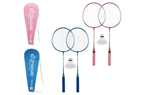 Бадмінтон арт. BD23556  2 ракетки нейлон+ волан у чохлі 65 см,2 колори