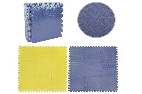 Пазли фомові EVA арт C9805 (12шт) 30*30 см 9 дет в плівці