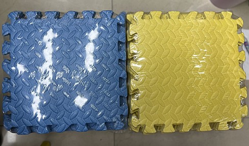 Пазли фомові EVA арт C9805 (12шт) 30*30 см 9 дет в плівці