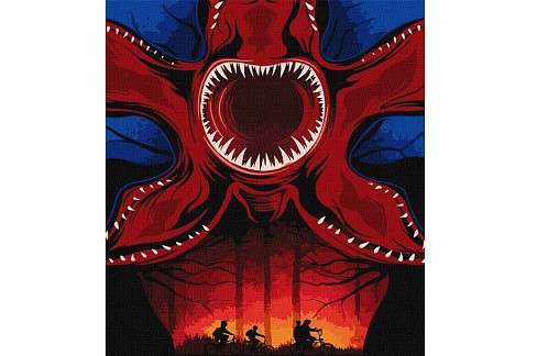 Картина по номерах Полювання на монстра" 40х50см  KHO5227"