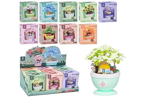 Конструктор 7453-7461 (144шт) дерево+будиночок у горщику, від 175дет, в кор-ці,28,5-13-15,5см УПАК9ш