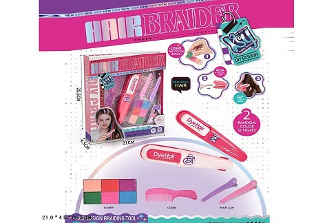 Набір крейда для волосся KSY909 з аксес.кор.25,5*4,5*21 /96/