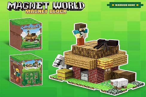 Конструктор магніт. арт. T9907 (12шт/2) My world 70 дет., короб. 10,5*15*6см