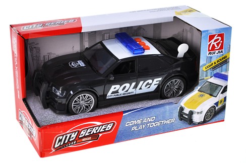 Машина інерційна RJ9821B Поліція" озвучена, зі світлом, в коробці р.22x10x11,8 см YG Toys"