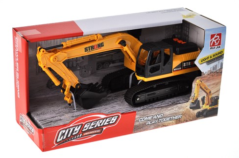 Екскаватор RJ9830A озвучений, зі світлом, в коробці YG Toys