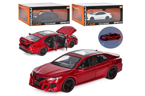 Машина AP-1787 (12шт) АвтоСвіт,метал,інер-я,20см,зв,св,гум.колеса,3кол,бат-таб, кор,28-13-17см