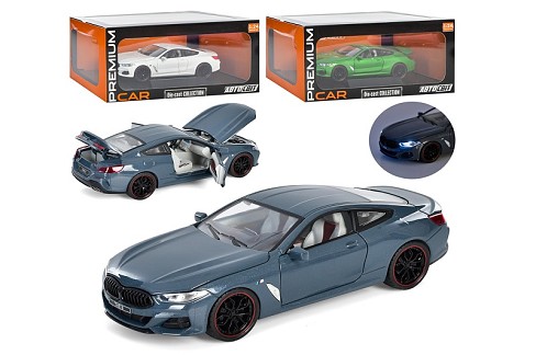 Машина AP-1788 (12шт) АвтоСвіт,метал,інер-я,19см,зв,св,гум.колеса,3кол,бат-таб, кор,28-13-17см