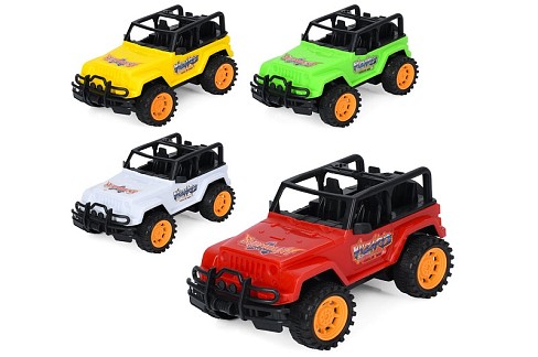 Джип 3812 (144шт) інерц, 18см, 4 кольори, у пакеті, 19-20-8см