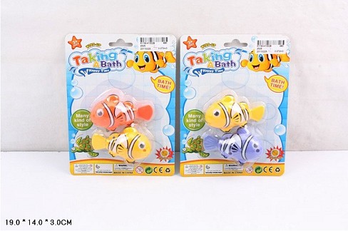 Іграшка водоплавна  арт. 2525, заводна, 2 види мікс, на планшет 19*14*3см