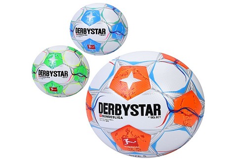 М'яч футбольний MS 4870 (12шт) розмір 5, ПУ, 380-400г, ламінований, 3 кольори, у пакеті