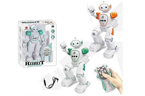 Робот 606-39 на р.к.акум.USB.інтер-ний муз.світ.дим.ходить,танцює,2кол.кор.31*10*23 /24/