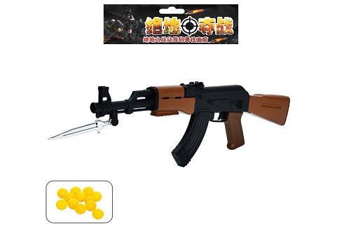 Автомат 1033-1 (72шт) 45см, пластикові кулі, у пакеті, 19-46-5см