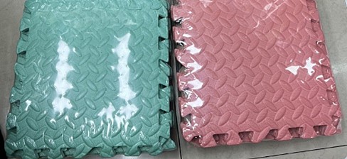 Пазли фомові EVA арт C9806 (12шт) 30*30 см 9 дет в плівці