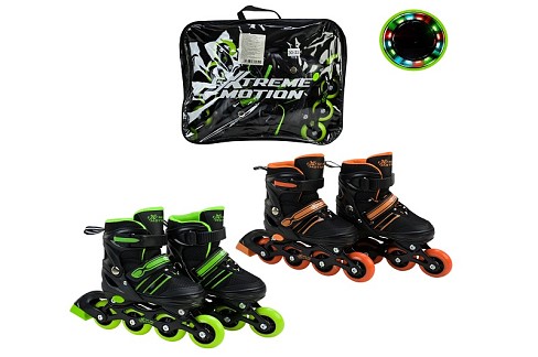 Роликовi ковзани арт. RL2670 (6шт) розмір S (30-33) колеса PU 1 світло у сумці 38*7*31 см