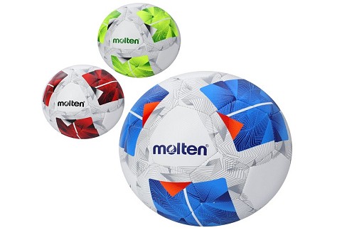 М'яч футбольний MS 4944 (12шт) розмір 5, PU, 420-440г, 3 кольори, у пакеті