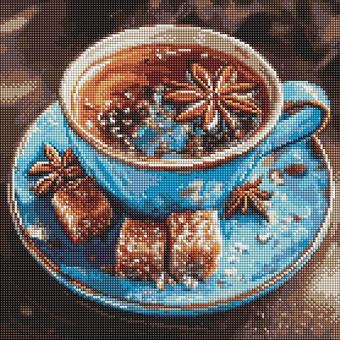 Набір з алмазною мозаїкою Чай з анісом" 40х40см  AMO20103"