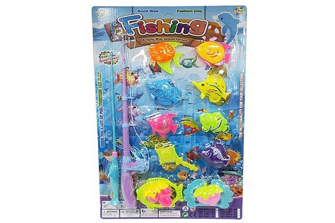 Рибалка арт. 3067-27 (132шт) 2 види мікс, 2 вудки, 8 рибки,  планшет 49*4,5*29см.