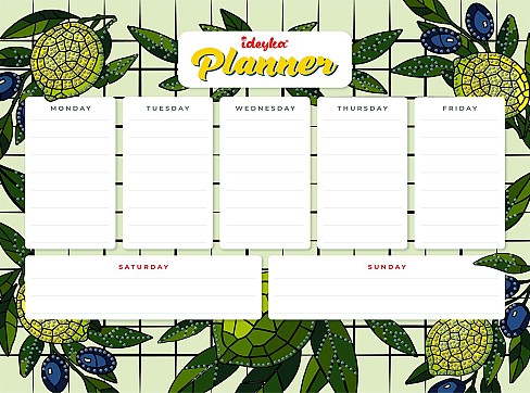 Планер на магнітній основі з алмазною мозаїкою Лимони" 32х40см  AMP20059"