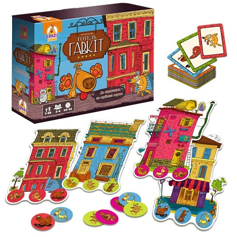 Гра настільна Vladi Toys розважальна. Готель Гавкіт" VT8055-43 (укр)"