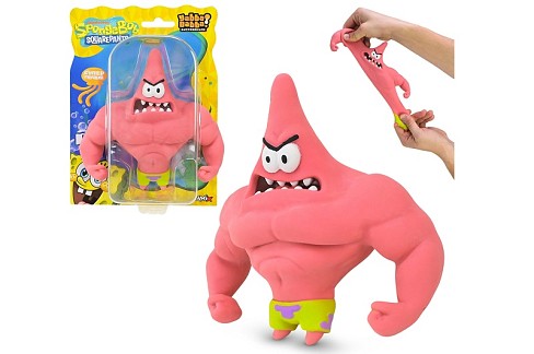 Іграшка антистрес YabbaDabba Sponge Bob арт. SBMF-2025D (12шт) тянучка з піском Патрік 13*4*13см на