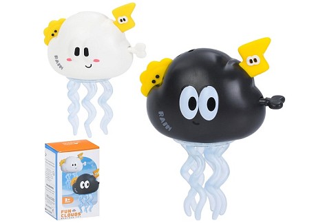 Іграшка V2505-6 (48шт) заводна, хмаринка, 10см, танцює, 2 кольори, в кор-ці, 6-11-5см