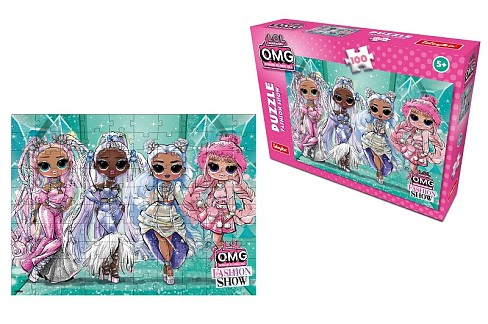 Гра-головоломка. Набір пазлів L.O.L. Surprise! O.M.G. Fashion Show, 100 ел.  LP100-005